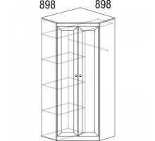 Шкаф угловой Инна №606 ДС